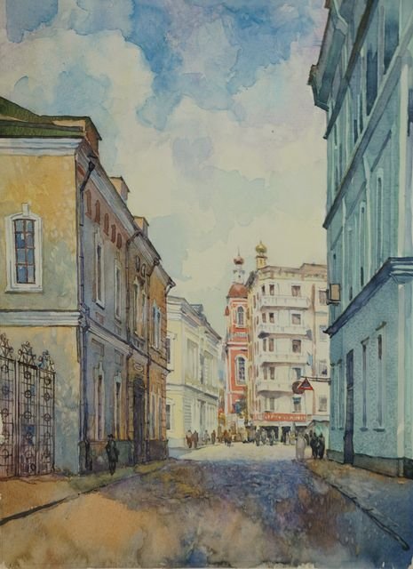 В переулках…