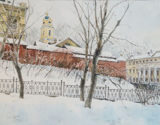 Рождественский монастырь. Зима